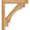 Ekena Millwork Merced Block Rough Sawn Bracket, Western Red Cedar, 4"W x 32"D x 36"H BKT04X32X36MRC05RWR - alternate 2